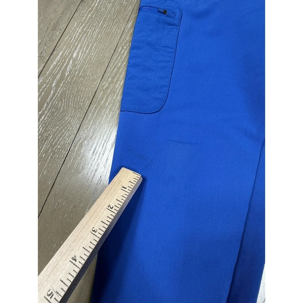 FIGS Cairo Cargo‎ Pants Mens Small Blue Button Jogger Scrub Workwear Nurse
